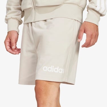  adidas Essentials Linear Single Jersey Erkek Bej Günlük Şort