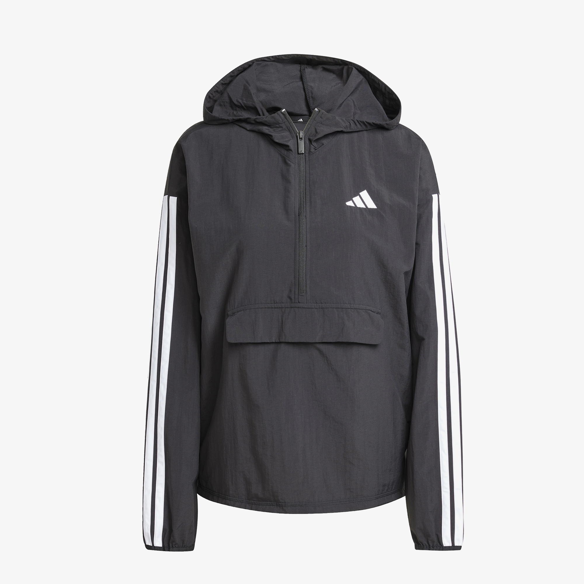 adidas Essentials 3 Striped Lifestyle Kadın Siyah Rüzgarlık Ceket