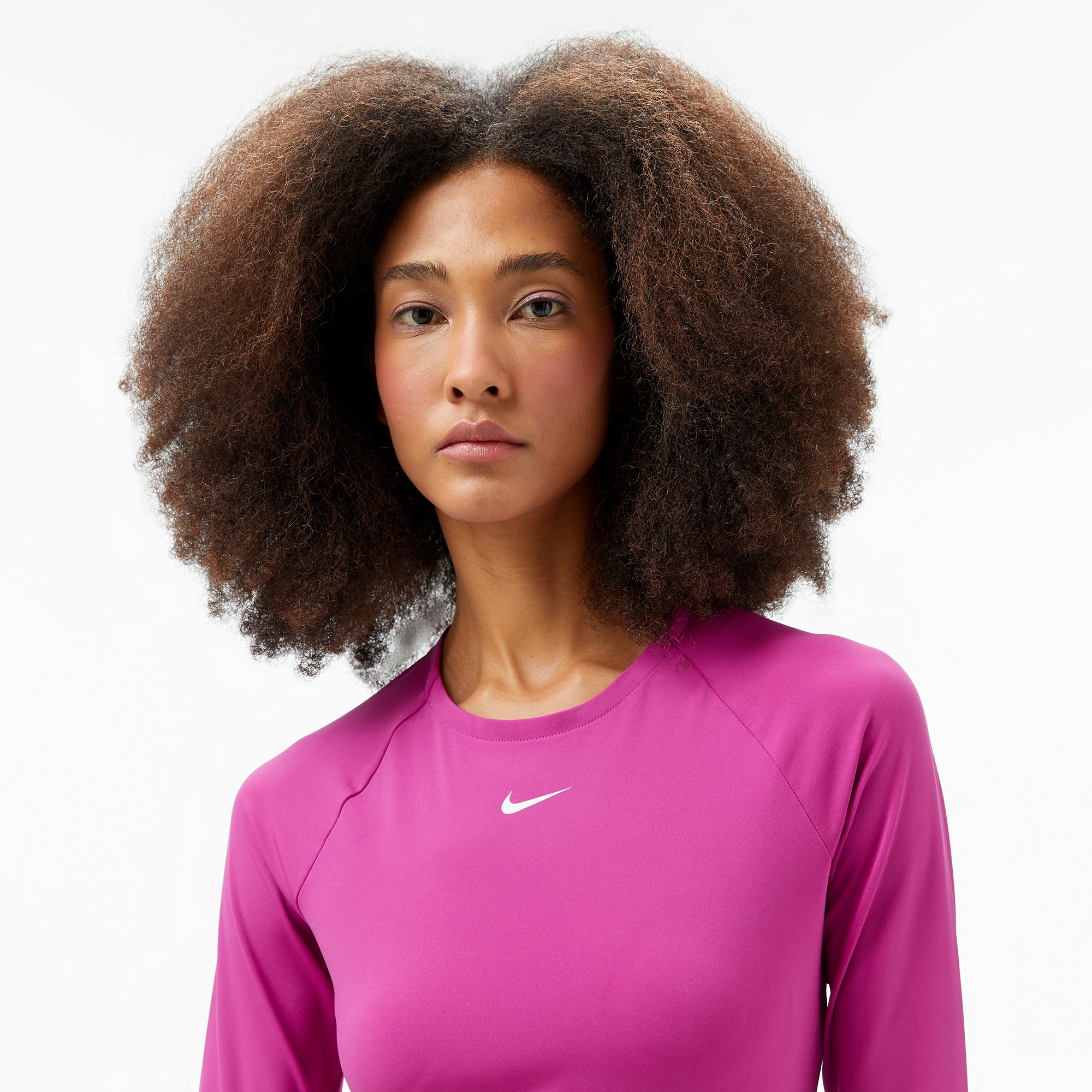 Nike Pro Dri-Fit 365 Kadın Mor Uzun Kollu T-Shirt