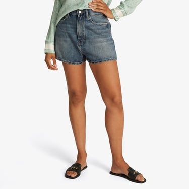  Tommy Hilfiger Mini Flare Kadın Lacivert Şort