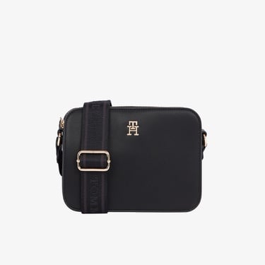  Tommy Hilfiger Logotape Kadın Siyah El Çantası