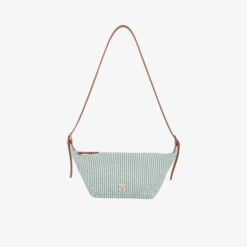  Tommy Hilfiger Premium Beach Sling Bag Kadın Yeşil Omuz Çantası