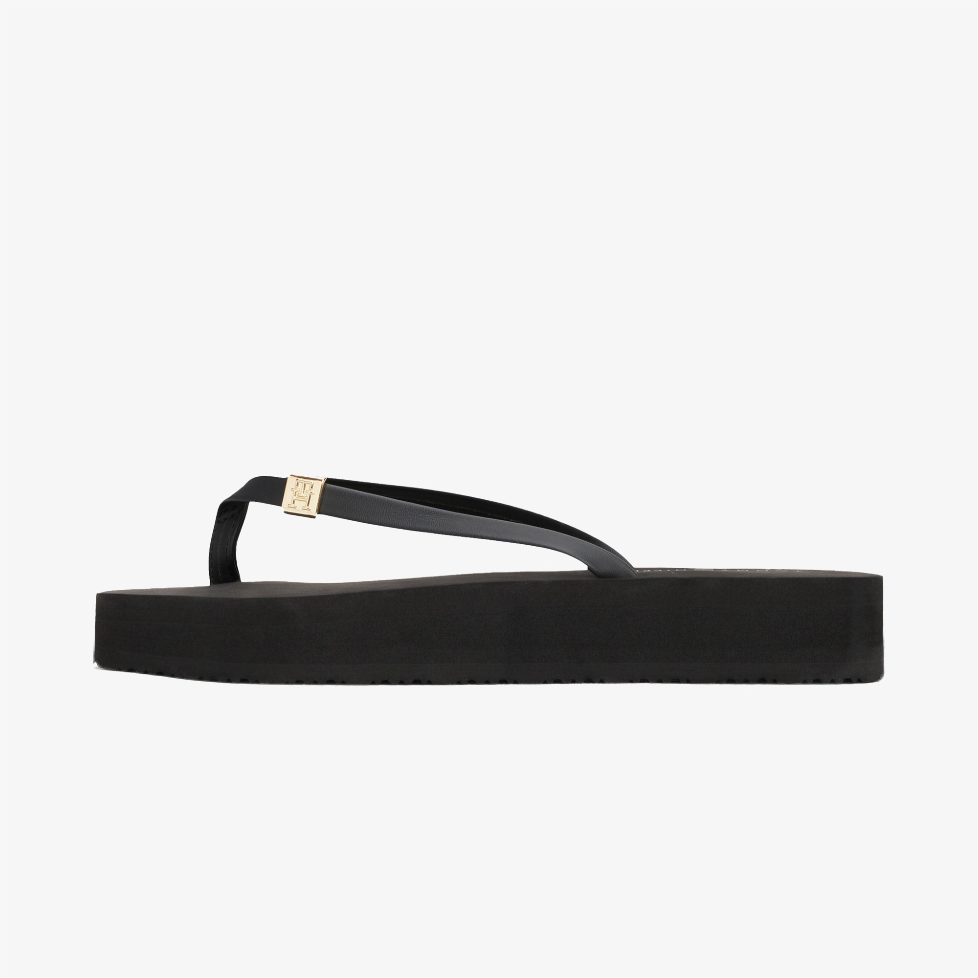 Tommy Hilfiger Elevated Chic Beach Kadın Siyah Terlik