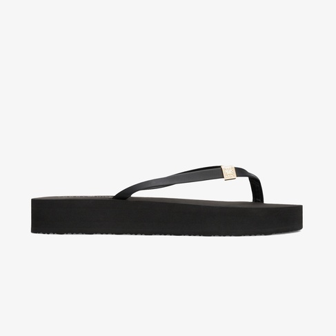  Tommy Hilfiger Elevated Chic Beach Kadın Siyah Terlik