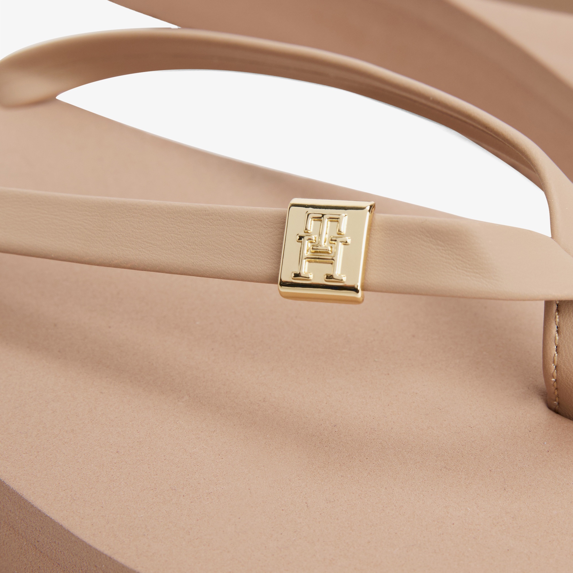 Tommy Hilfiger Elevated Chic Beach Kadın Bej Terlik