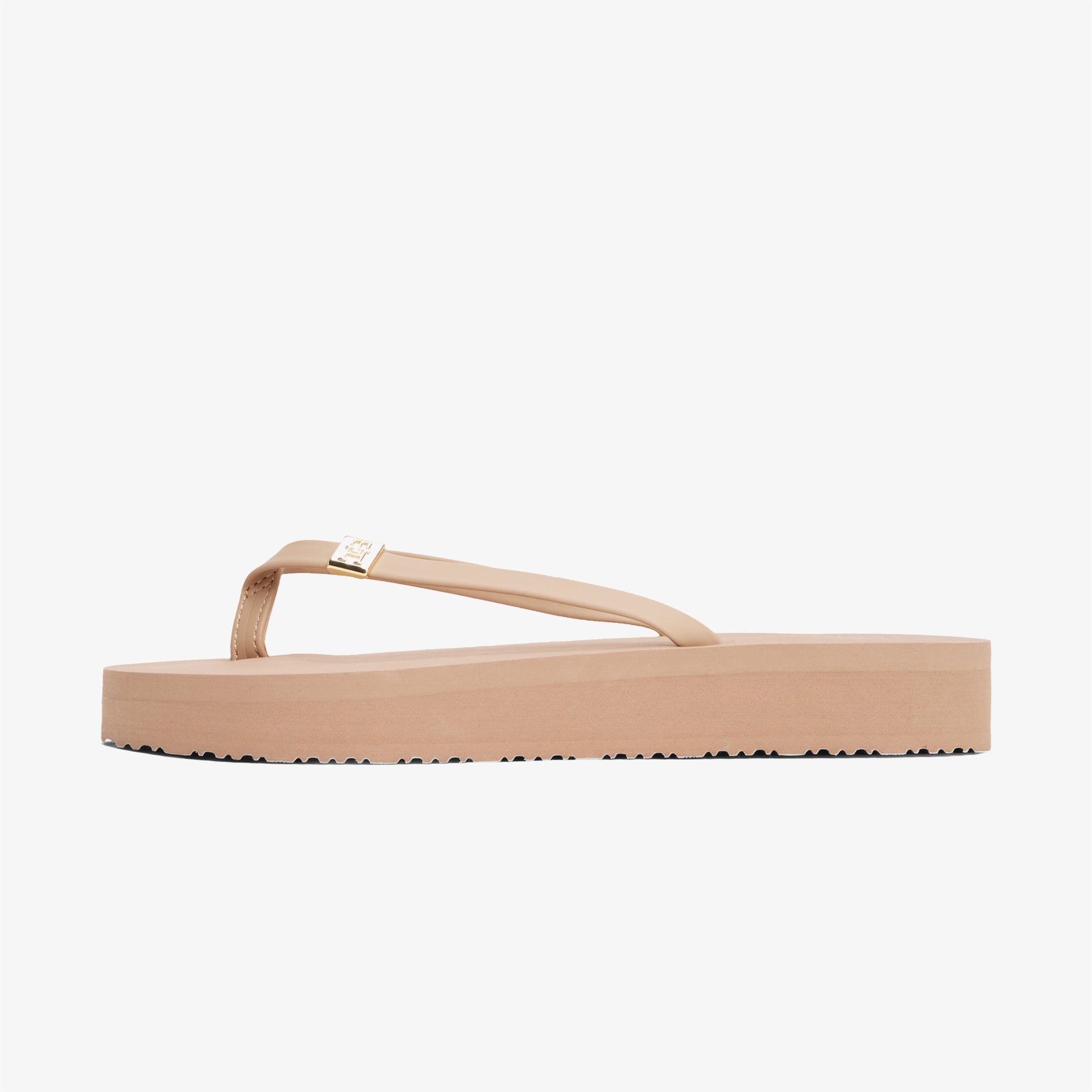 Tommy Hilfiger Elevated Chic Beach Kadın Bej Terlik