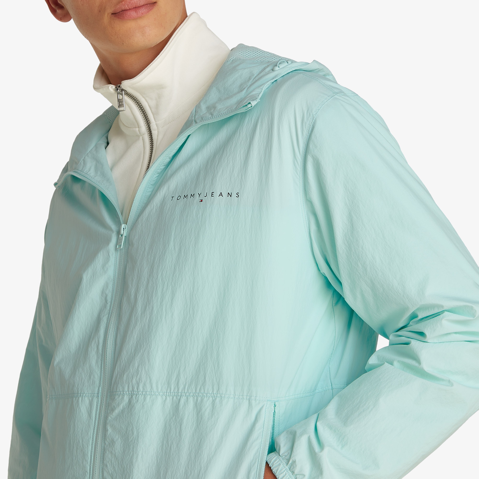 Tommy Jeans Chicago Windbreaker Ext Erkek Yeşil Ceket