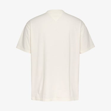  Tommy Jeans Relax Beach Club Graphic Erkek Beyaz T-Shirt