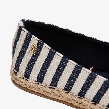  Tommy Hilfiger Nautical Stripe Kadın Mavi Günlük Ayakkabı