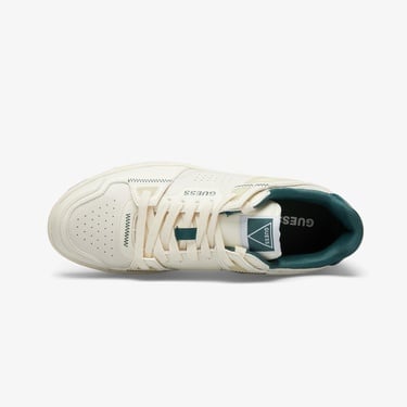  Guess Vincent Leather Erkek Beyaz Sneaker