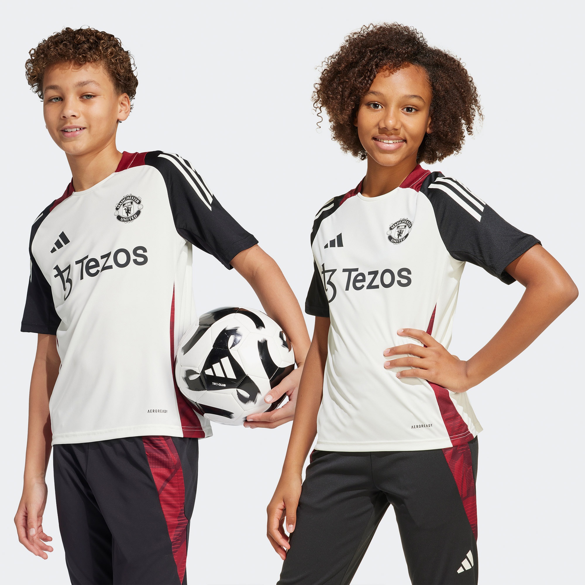 adidas Mufc Tr Jsy Y Çocuk Beyaz T-Shirt