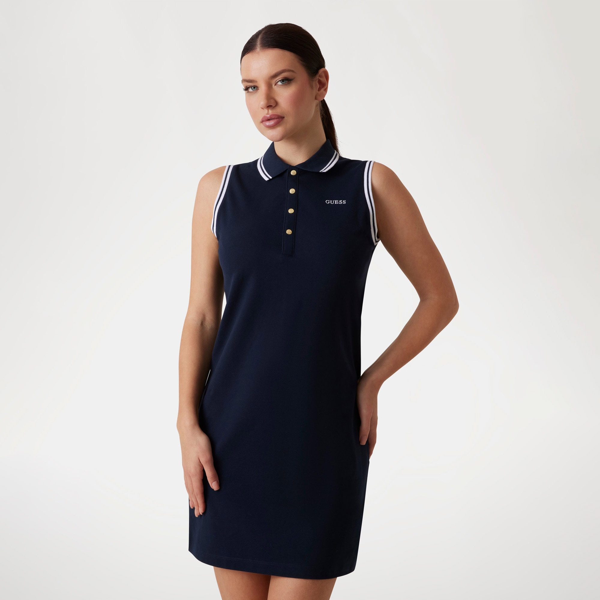 Guess Amaryllis Kadın Lacivert Elbise