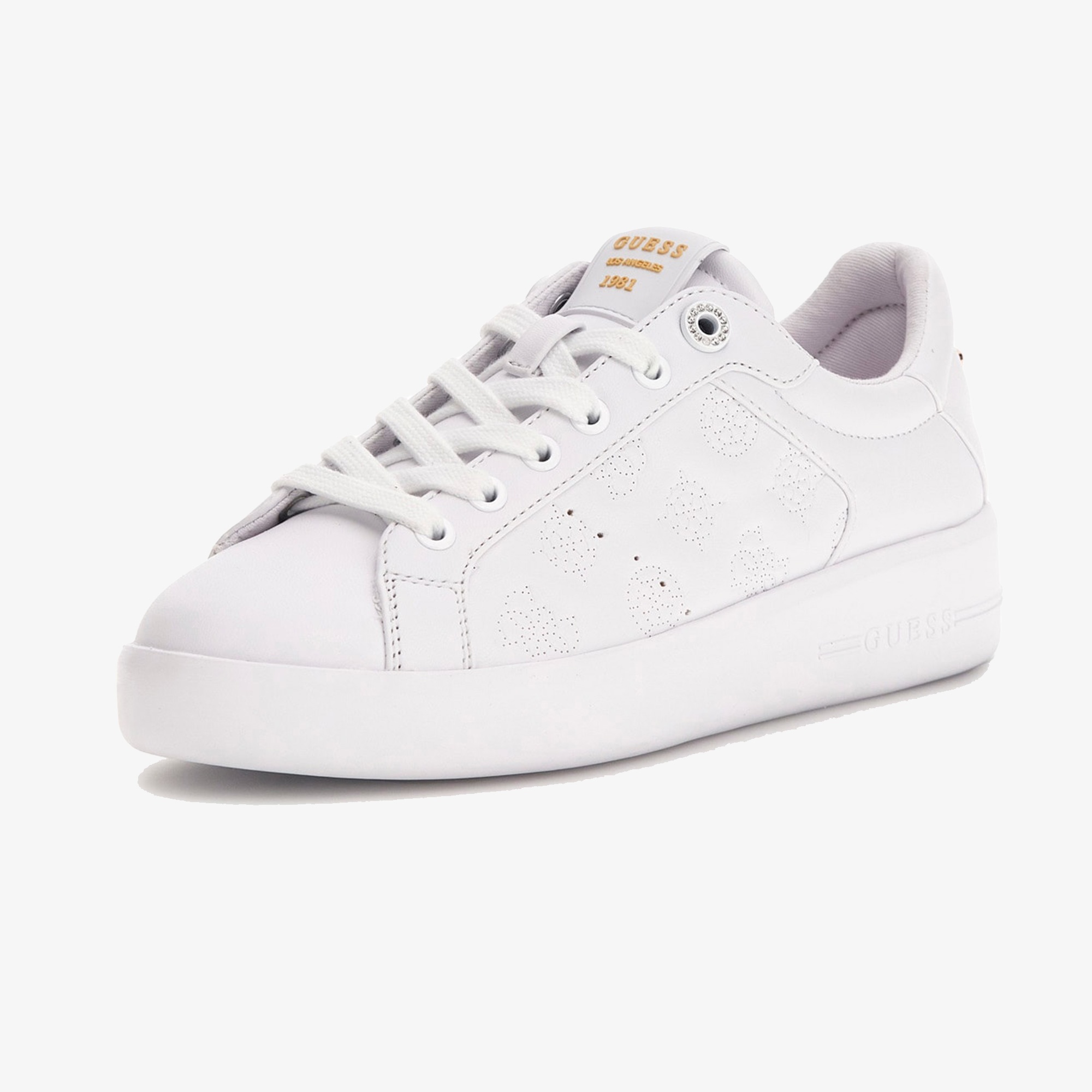 Guess Ronii  Logo Kadın Beyaz Sneaker