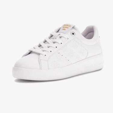  Guess Ronii  Logo Kadın Beyaz Sneaker