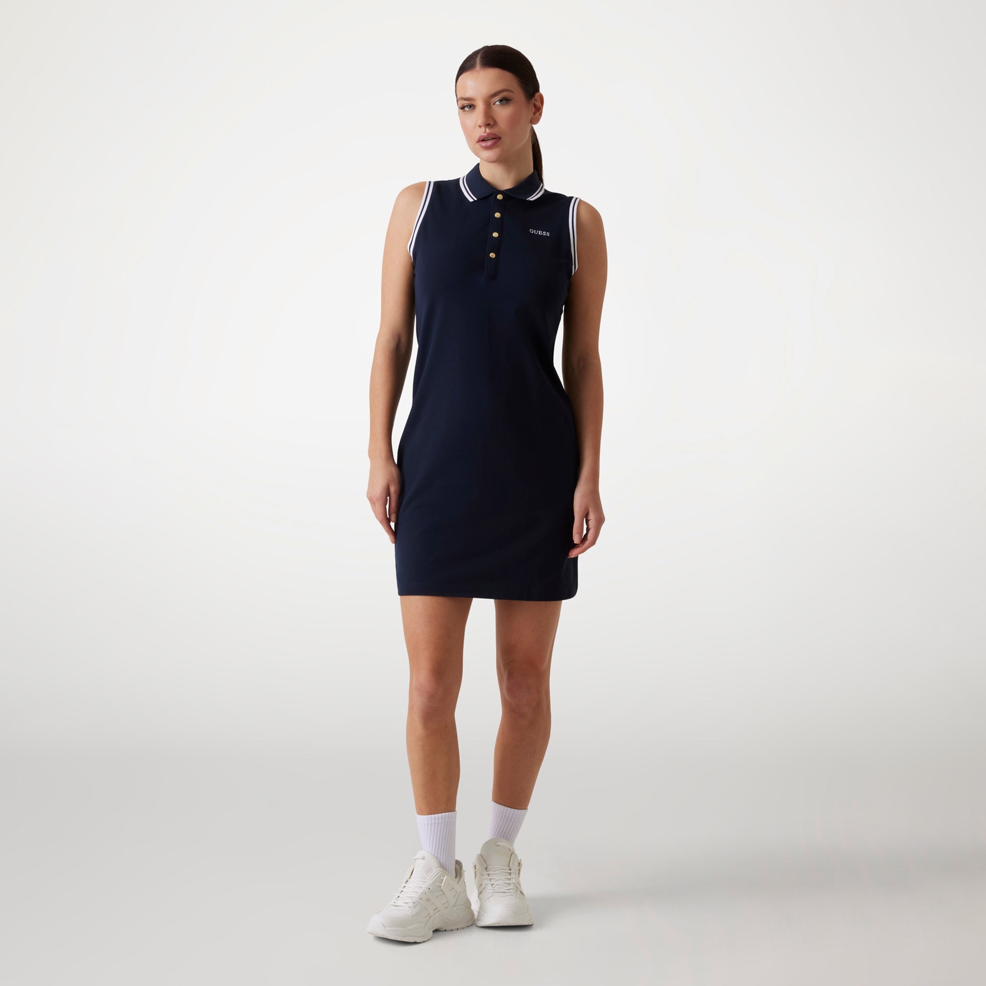 Guess Amaryllis Kadın Lacivert Elbise