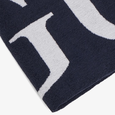  Guess Towel Jacquard Guess  Unisex Lacivert Plaj Havlusu