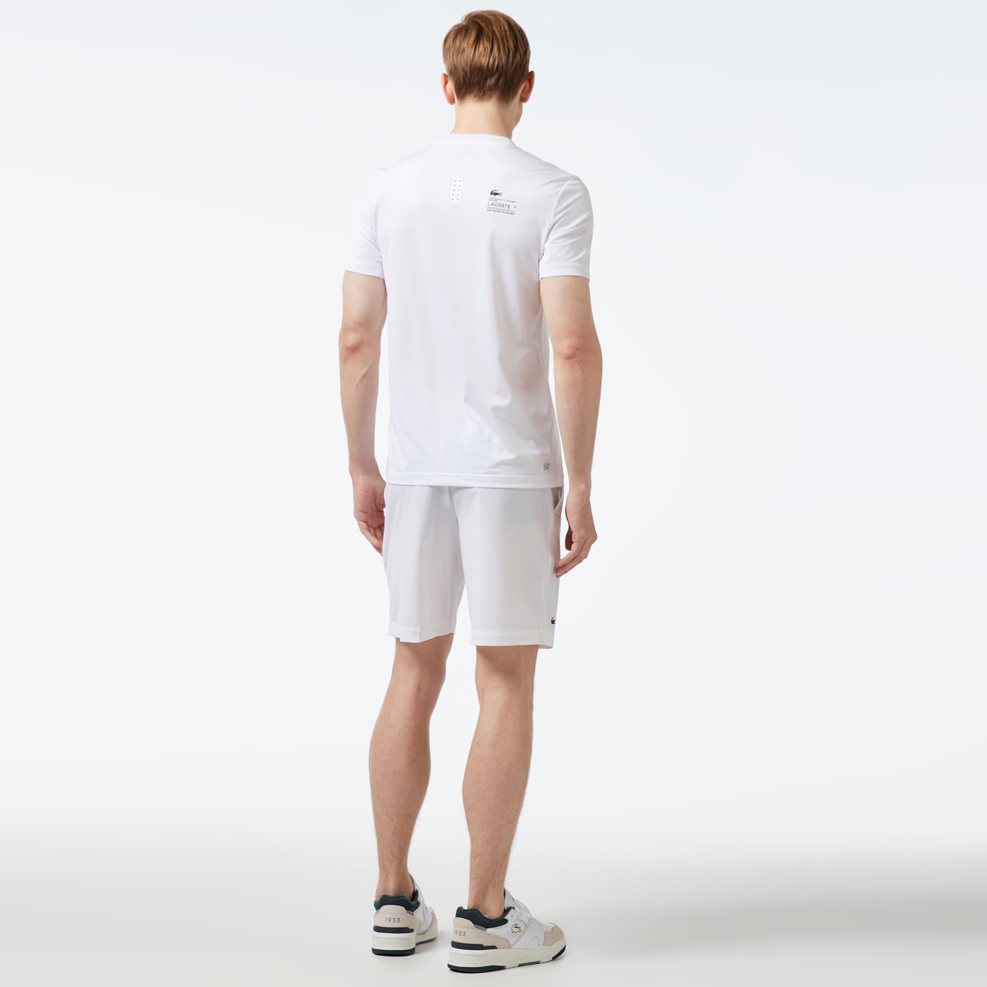 Lacoste Ultra Dry Erkek Beyaz Tenis Şortu