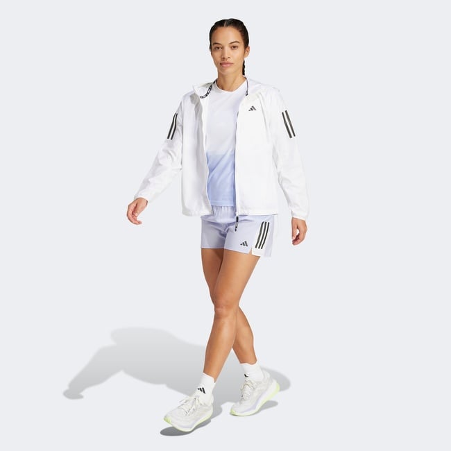  adidas Own The Run Climacool Colorblock Kadın Mor Koşu Şortu