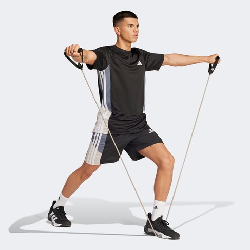  adidas Train Essentials Seasonal Colorblock Erkek Siyah Antrenman Şort