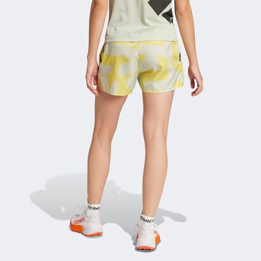  adidas Wmt Ligh Sh Aop Kadın Sarı Koşu Şortu