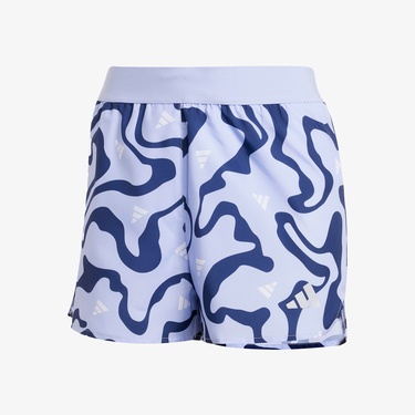  adidas Run It Koşu Brand Love Kadın Mor Koşu Şortu