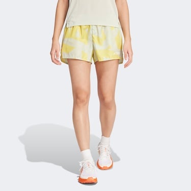  adidas Wmt Ligh Sh Aop Kadın Sarı Koşu Şortu