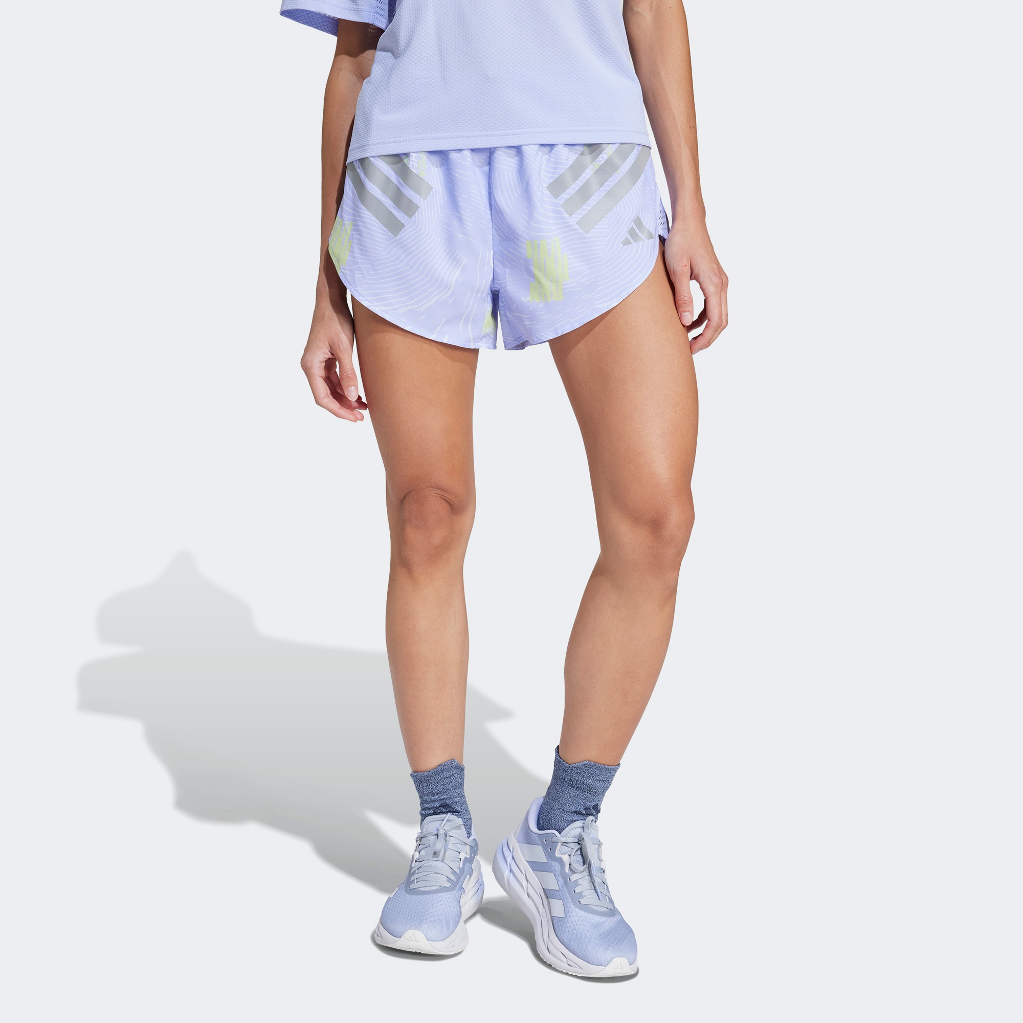 adidas Btn Kadın Mor Koşu Şortu