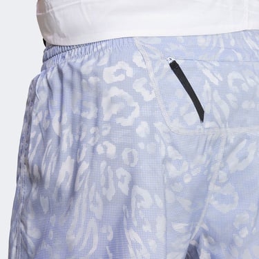  adidas Own The Run 3 Stripes Erkek Gri Koşu Şortu