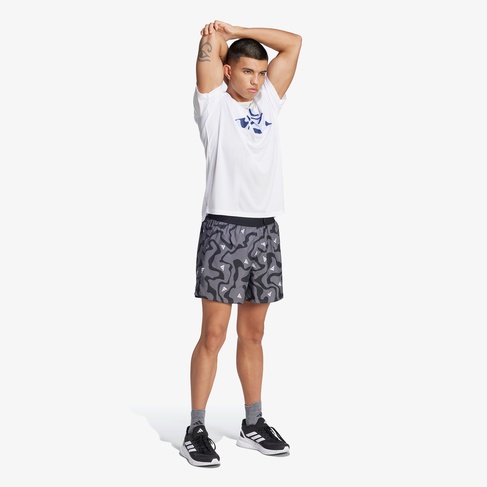  adidas Run It Koşu Brand Love Erkek Siyah Koşu Şortu