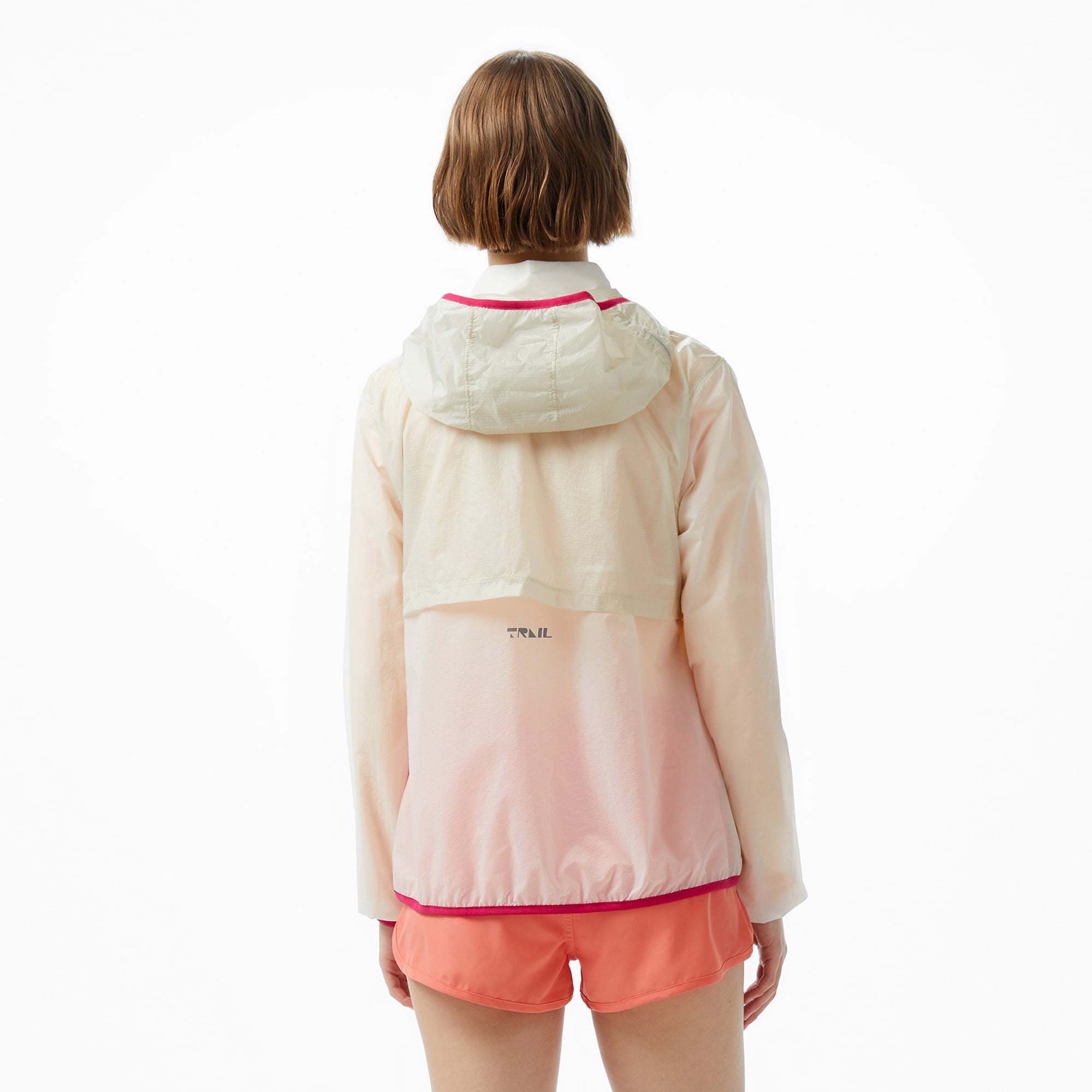 Under Armour Trail Run Kadın Beyaz Koşu Ceketi