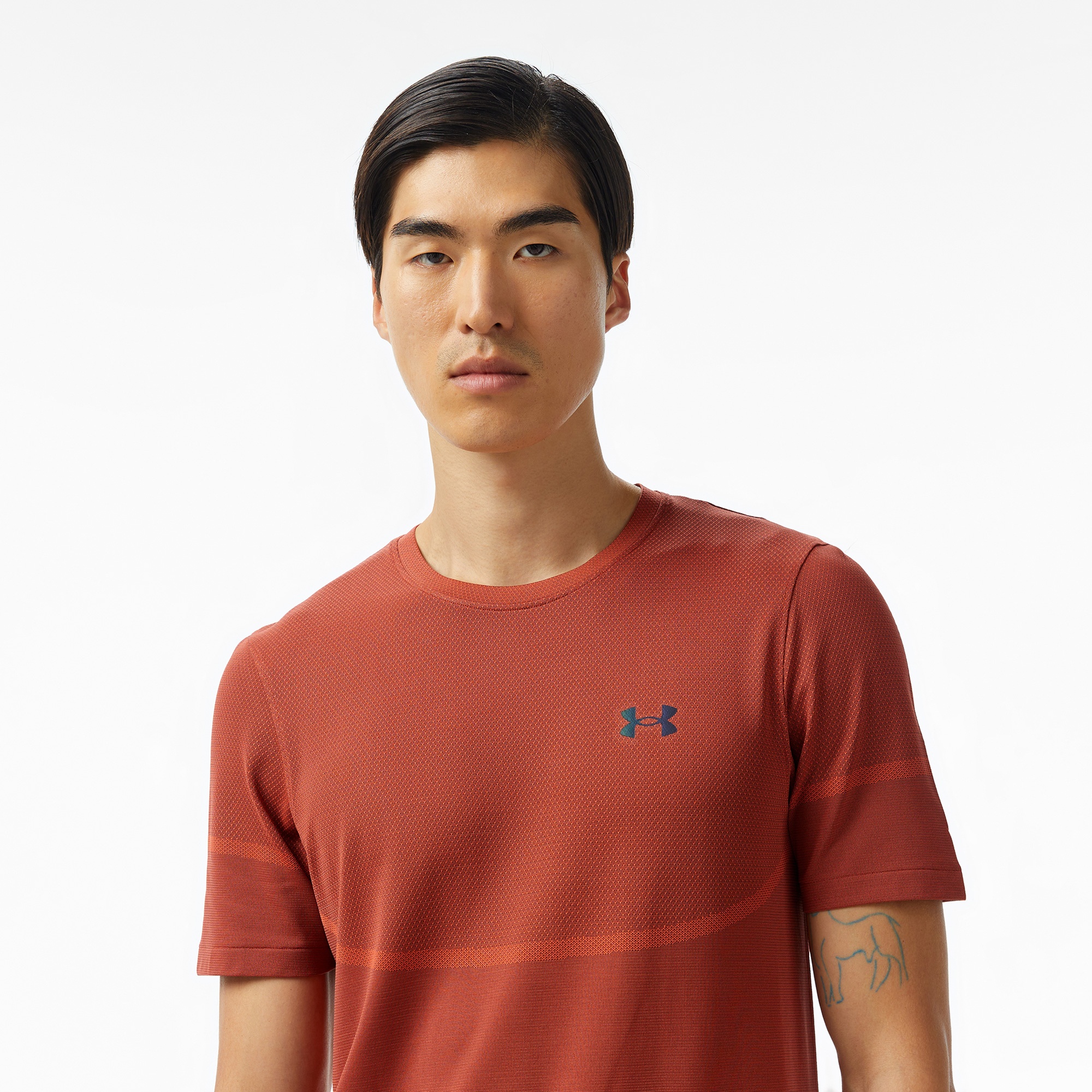 Under Armour Vanish Elite Seamless Erkek Turuncu Koşu T-Shirt