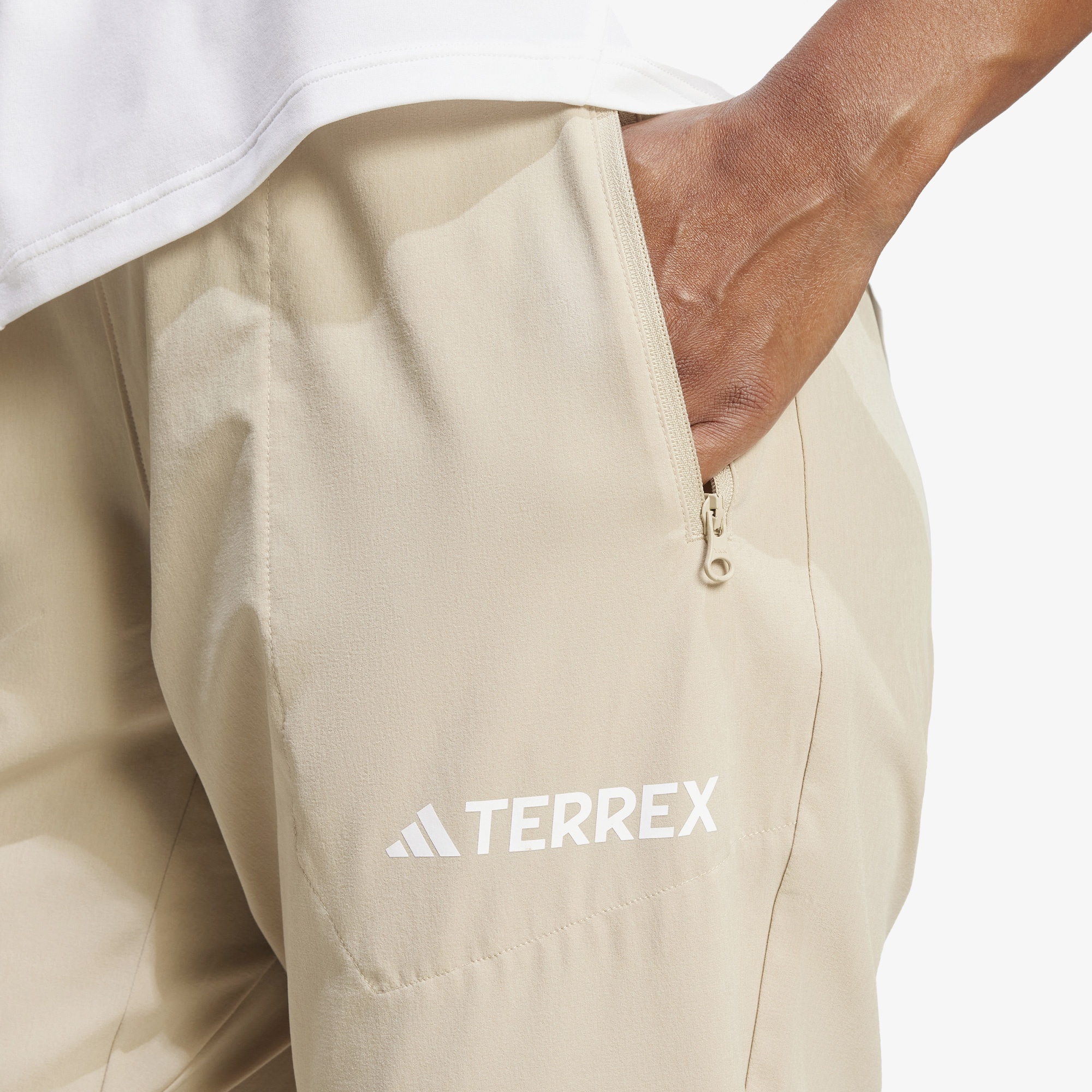 adidas Multi Essentials Strech Kadın Bej Eşofman Altı