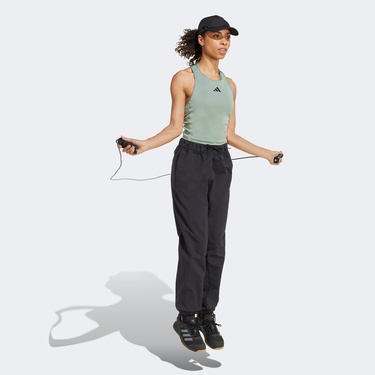  adidas Power 3 Stripes Racerback Kadın Yeşil Atlet