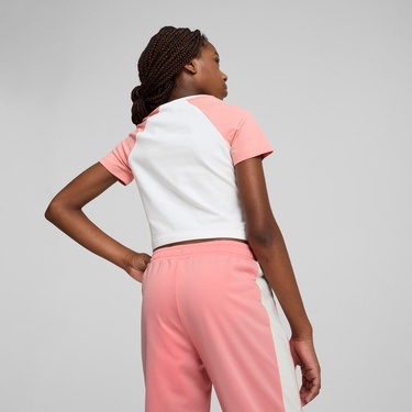  Puma Butterfly Vibe Baby Çocuk Beyaz T-Shirt