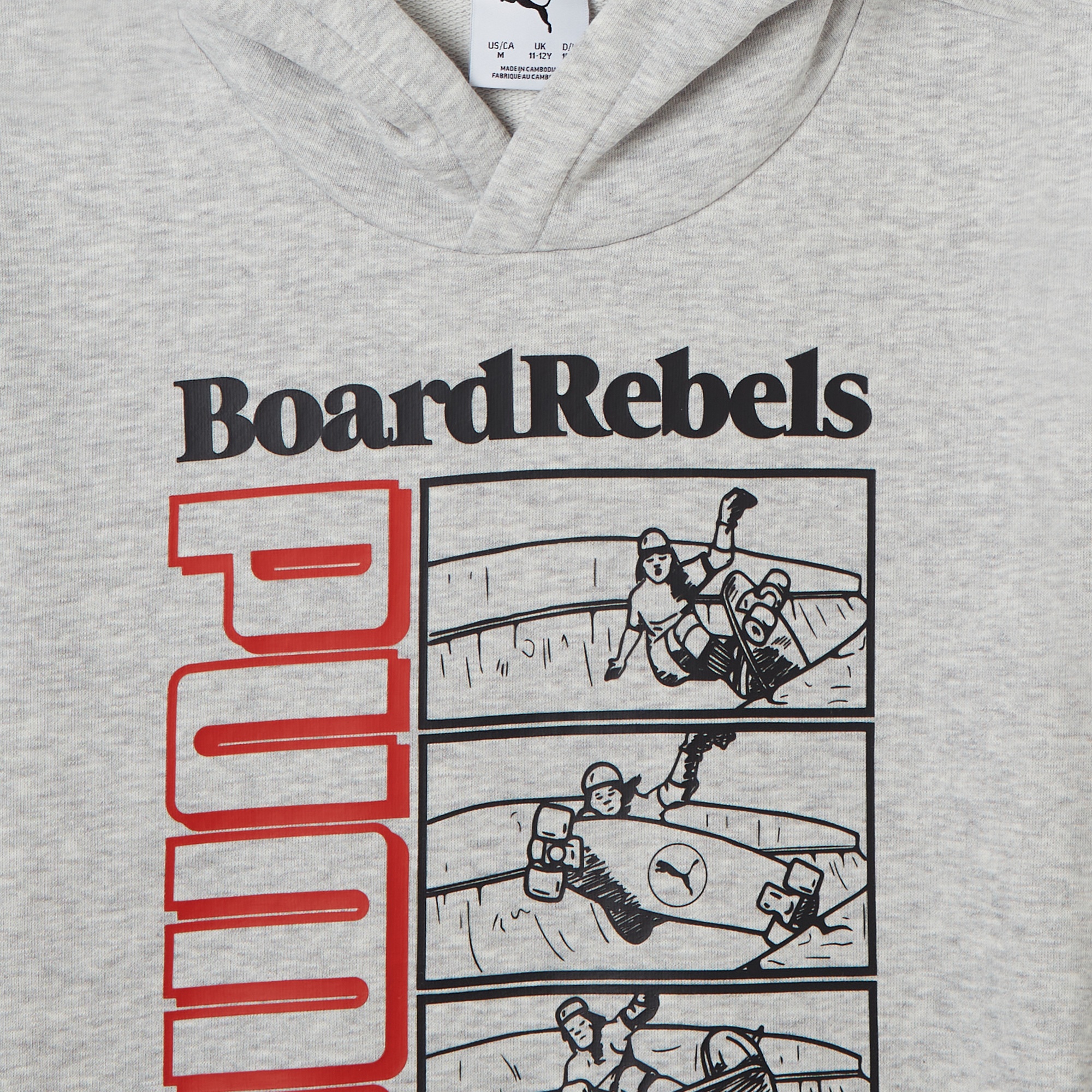 Puma Mid90S Çocuk Gri Sweatshirt