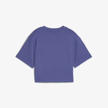  Puma Graphics Length Çocuk Mavi T-Shirt