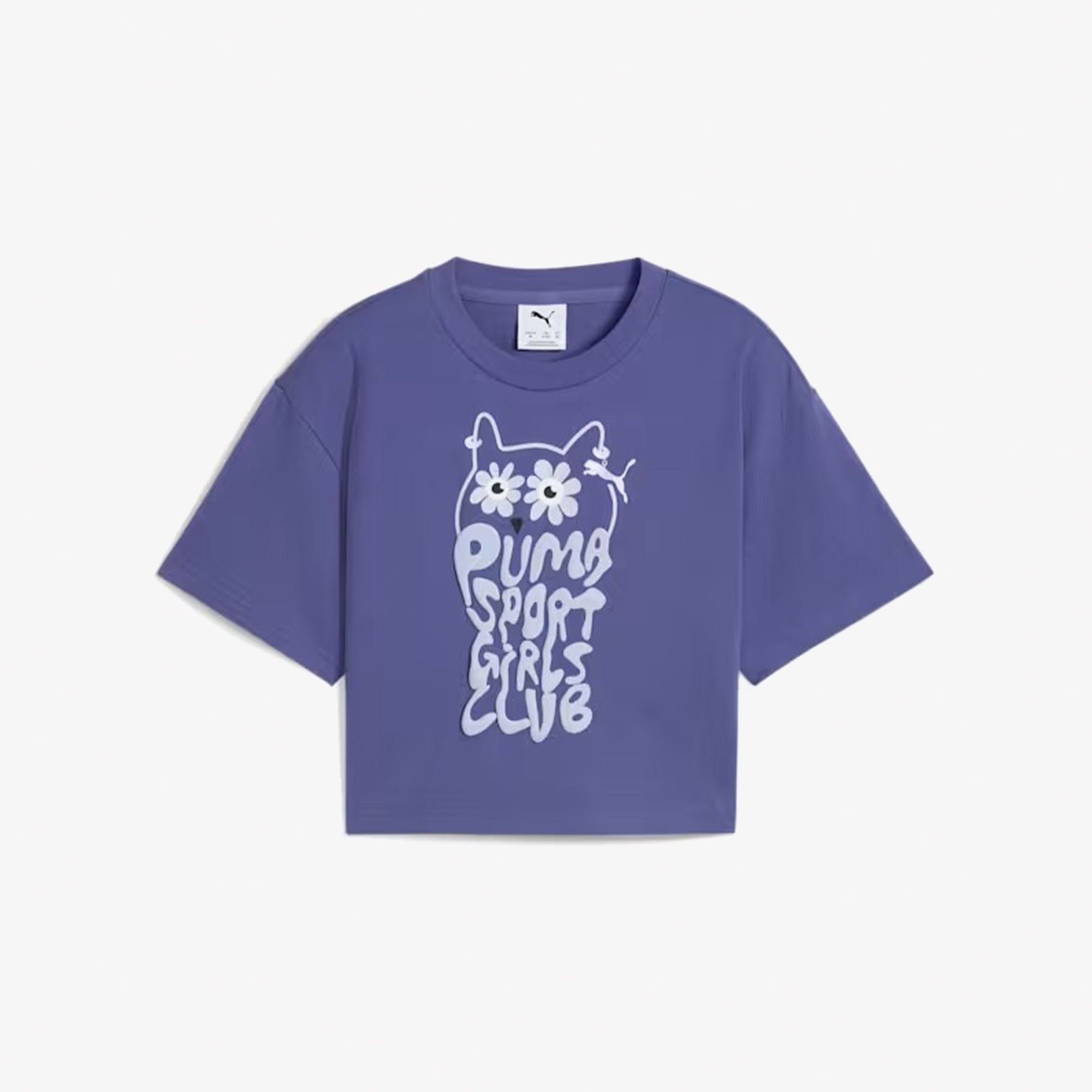 Puma Graphics Length Çocuk Mavi T-Shirt
