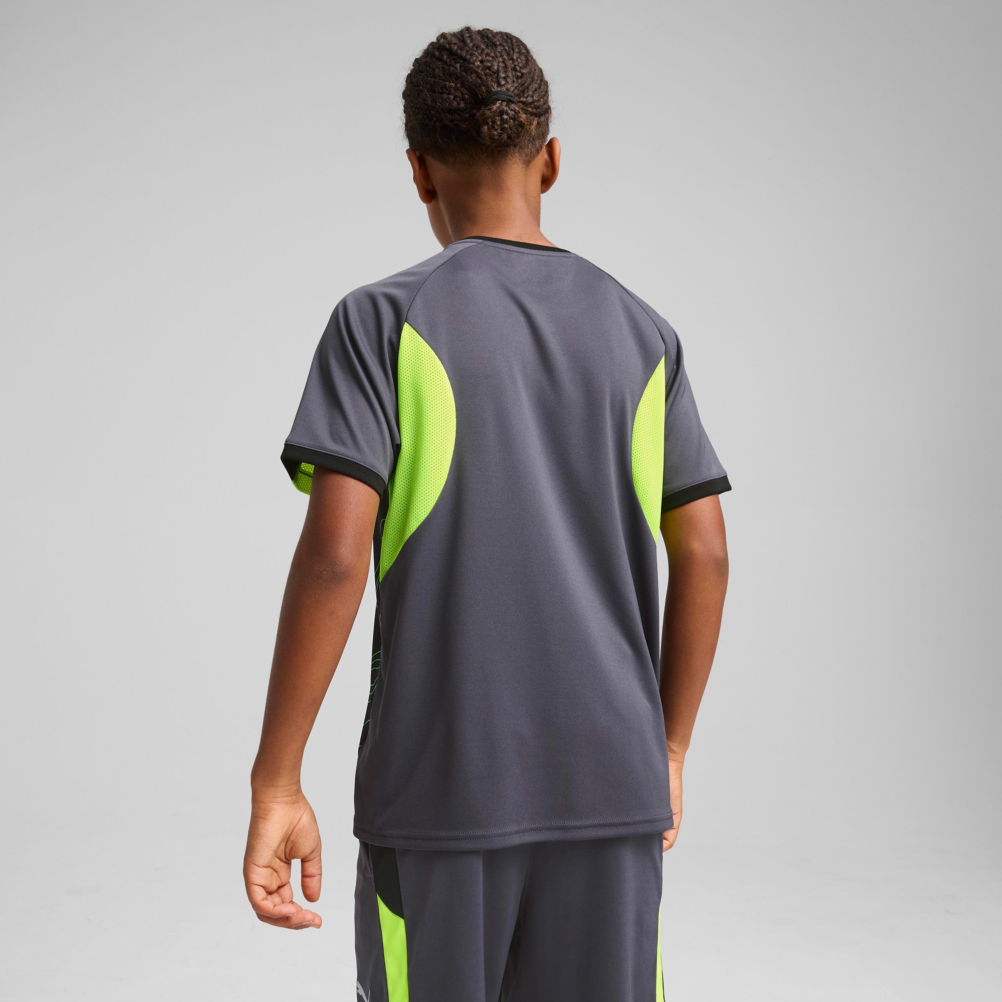 Puma Individualliga Graphic Çocuk Gri Forma