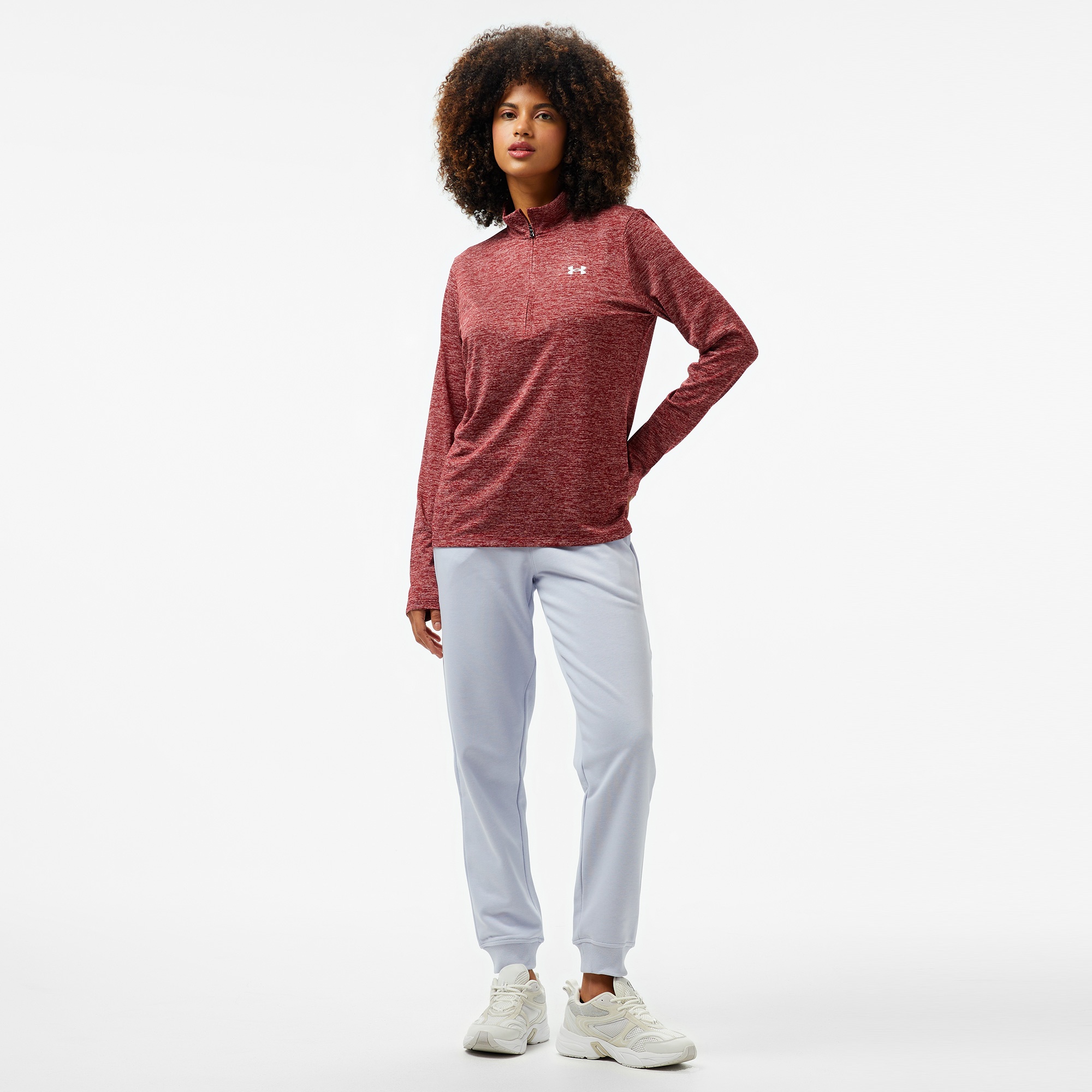 Under Armour Tech Kadın Bordo T-Shirt