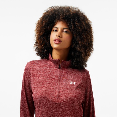  Under Armour Tech Kadın Bordo T-Shirt