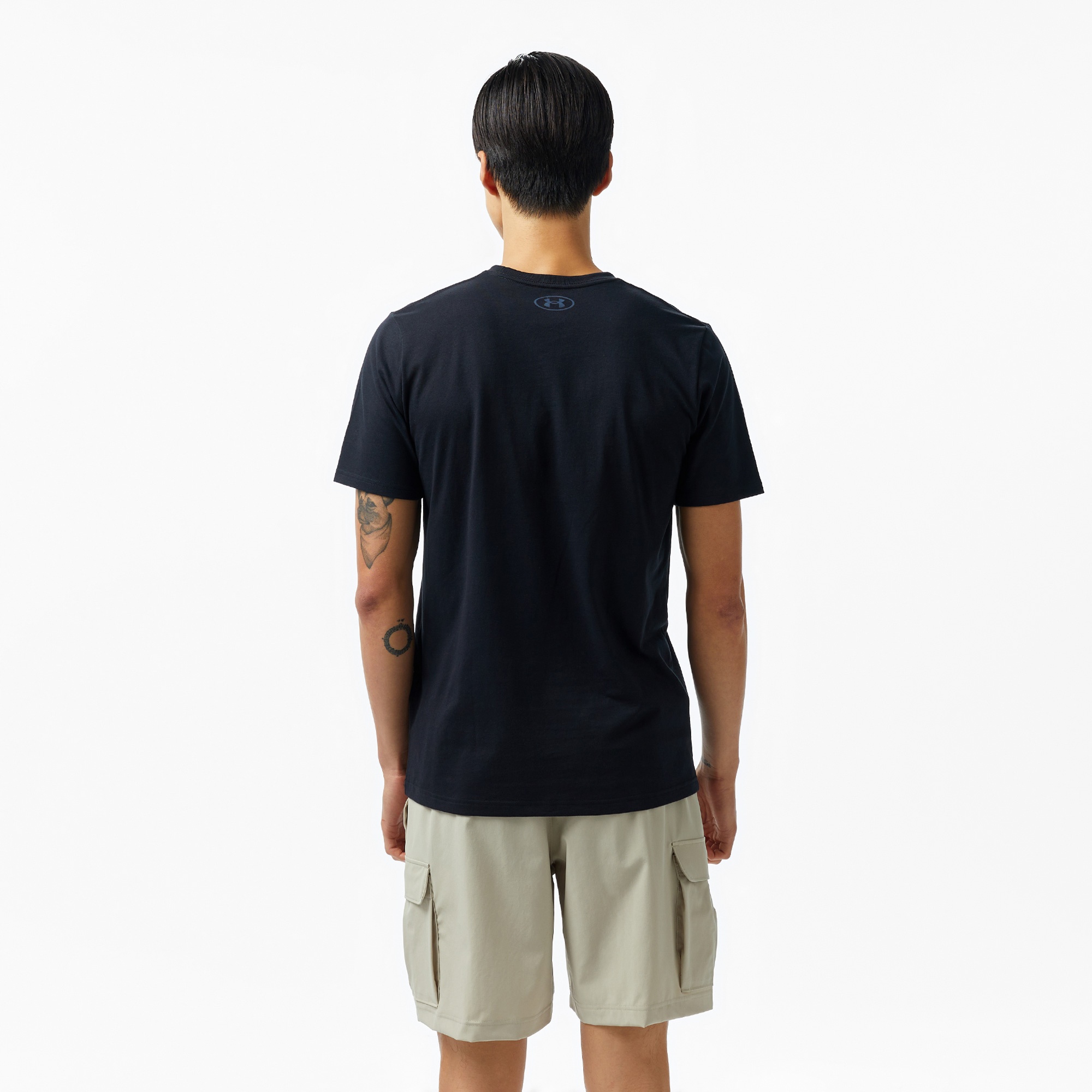 Under Armour Lc Fly in Logo Erkek Siyah T-Shirt