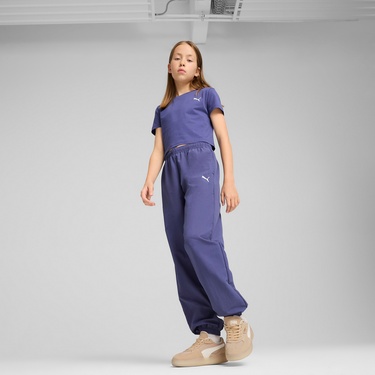  Puma Wardrobe Ess Woven Çocuk Lacivert Eşofman Altı