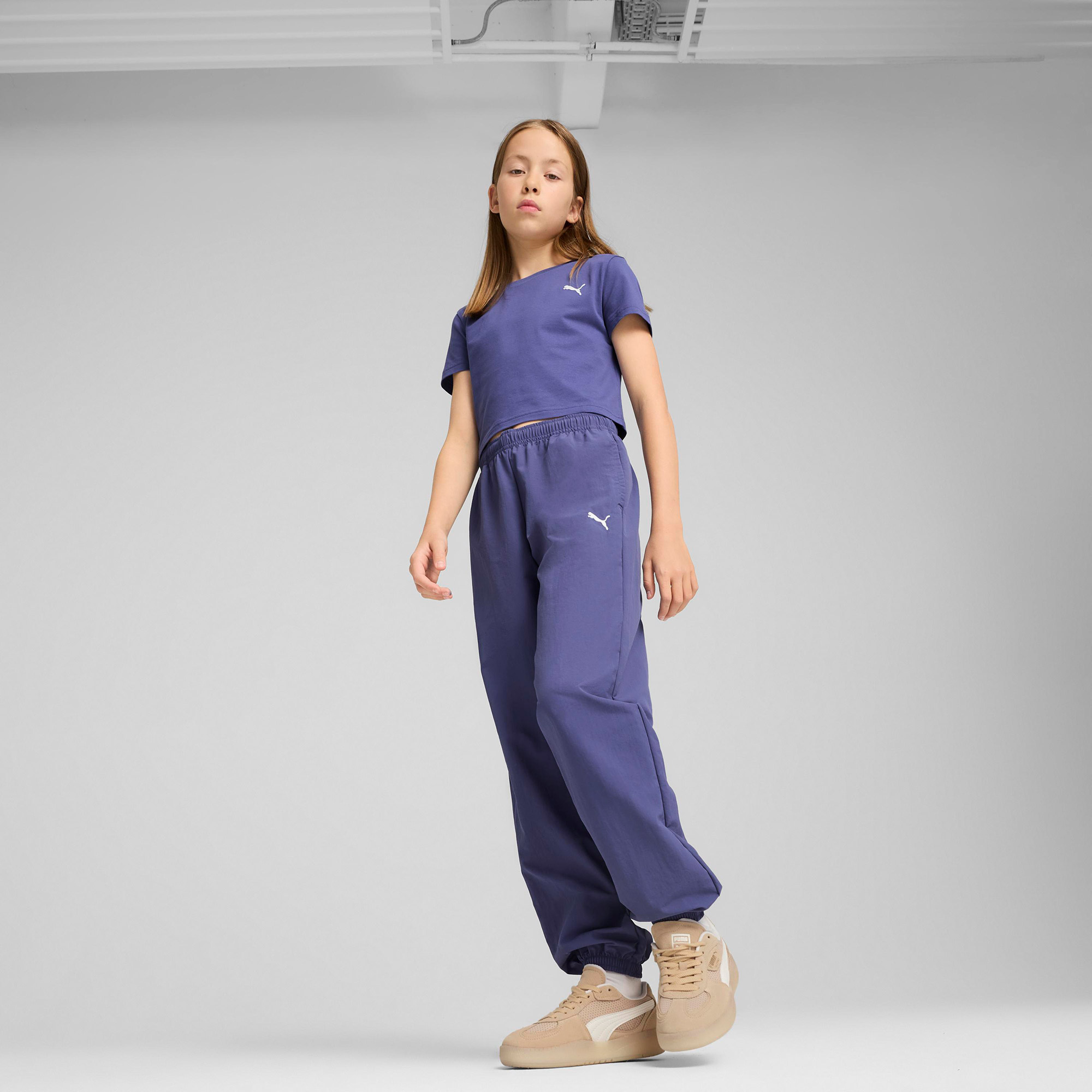  Puma Wardrobe Ess Woven Çocuk Lacivert Eşofman Altı