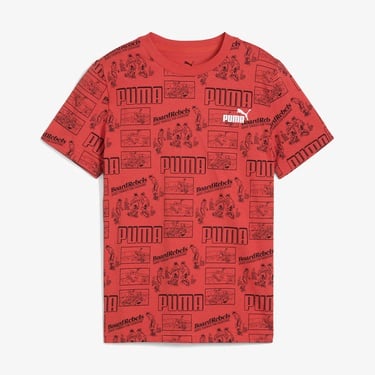  Puma Mid 90s Çocuk Kırmızı T-Shirt