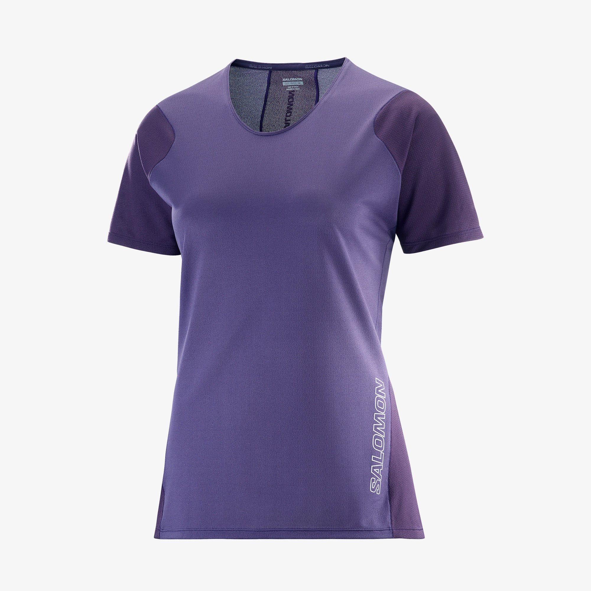  Salomon Sense Aero Kadın Mor Antrenman T-Shirt