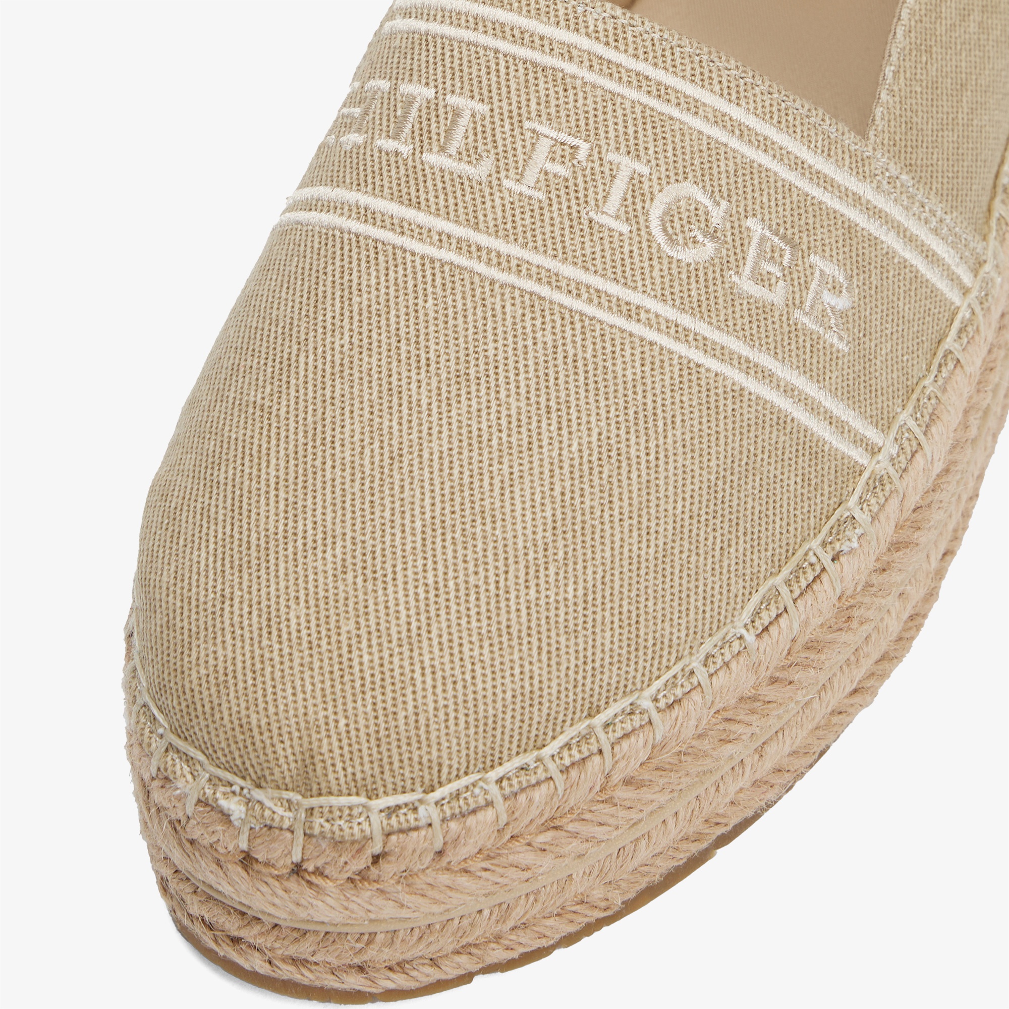 Tommy Hilfiger Denim Platform Kadın Bej Espadril