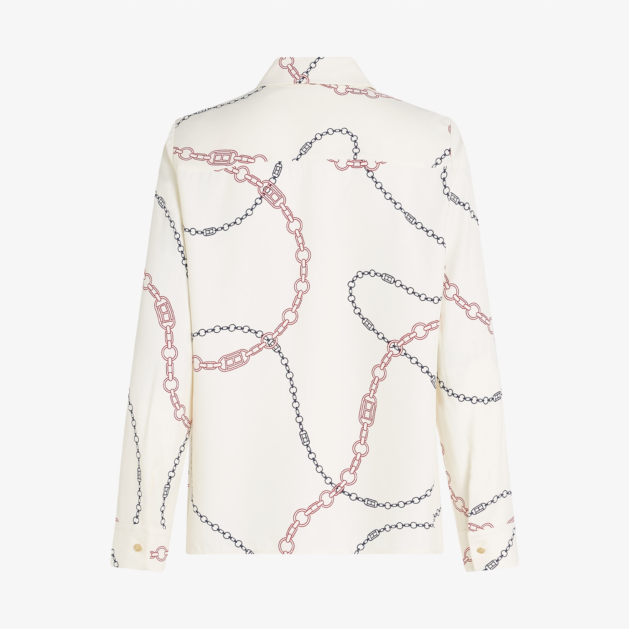 Tommy Hilfiger Soft Viscose Regular Kadın Beyaz Gömlek