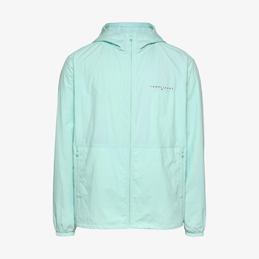  Tommy Jeans Chicago Windbreaker Ext Erkek Yeşil Ceket
