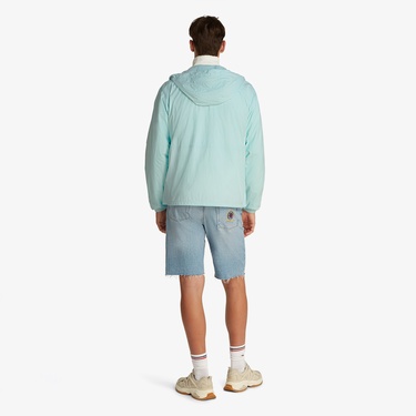  Tommy Jeans Chicago Windbreaker Ext Erkek Yeşil Ceket