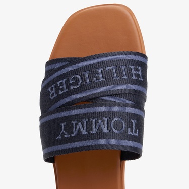  Tommy Hilfiger Webbing Kadın Lacivert Sandalet